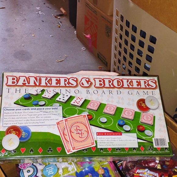 Bankers & brokers casino board game